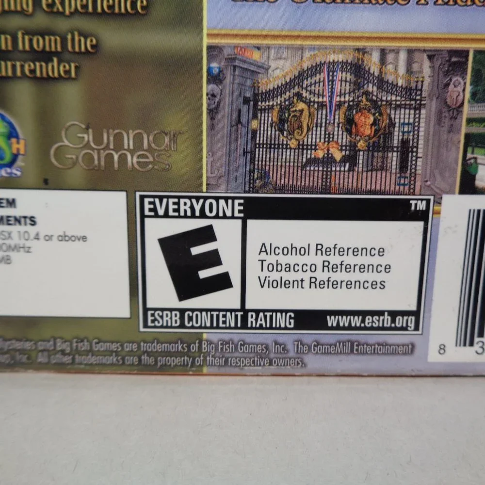 CIVIL WAR / BUCKINGHAM PALACE New PC CD-ROM Video Game / Hidden Mysteries